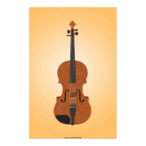 Music Poster: Violin 3D Model posters