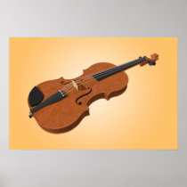 Music Poster: Violin 3D Model