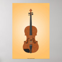 Music Poster: Violin 3D Model