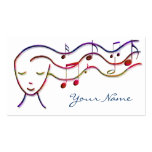 music profile card business cards