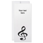 Music Custom Rack Card