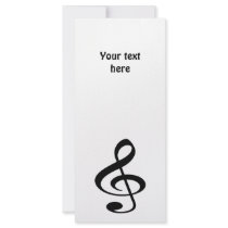 Music Custom Rack Card
