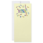 Music Rack Cards