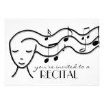 music recital invitation