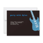 Music Rock Star Bar Mitzvah Reception Personalized Invitations
