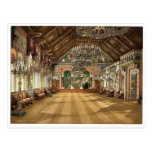 Music room, Neuschwanstein Castle, Upper Bavaria, Postcard