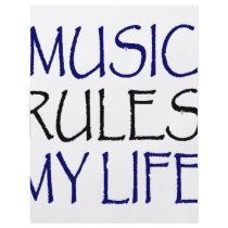 Music Rules My Life flyers by Supernova23 Music Rules My Life flyers
