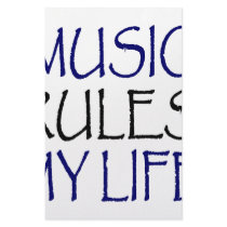 Music Rules My Life stationery