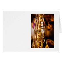 Music - Sax - Sweet jazz Greeting Cards