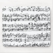 Music Score of Johann Sebastian Bach Mousepad
