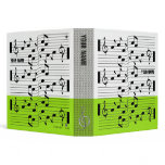 Music Scores Note Sheet Binder Lime Green