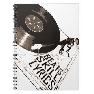 MUSIC SERIES PART 2 : HIP HOP - BEATS SKILL LYRICS SPIRAL NOTEBOOKS