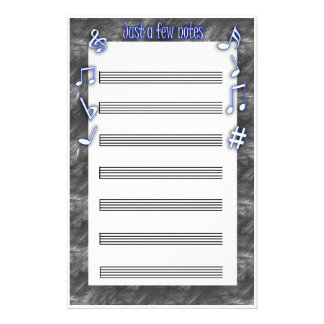Music Notes Stationery | Zazzle