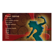 Music singers & performers business cards