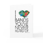 Music Snob Greeting Card