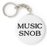 Music Snob keychains