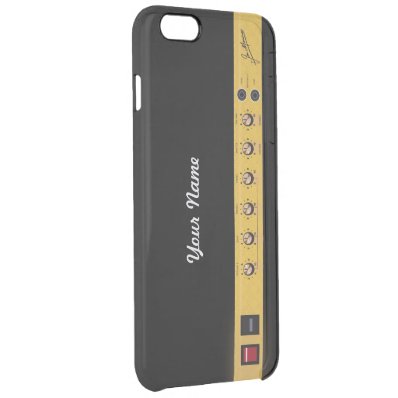 Music Sound Guitar Voice Amplifier Clear iPhone 6 Plus Case