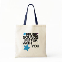 Music Sounds Better With You bags by Risis_ Music Sounds Better With You bags