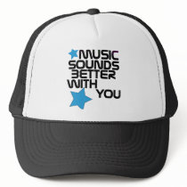 Music Sounds Better With You hats by Risis_ Music Sounds Better With You hats