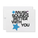 4.25x5.5 - Music Sounds Better With You