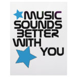 Music Sounds Better With You Letterhead