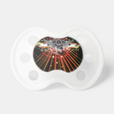Music Speakers In Flight With Laser Beams BooginHead Pacifier