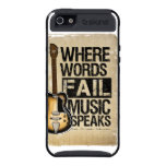Music Speaks Cover For iPhone 5