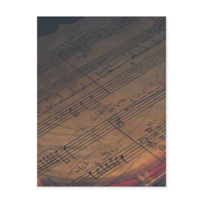 Music Stationary, Postage, and Stickers Post Card by spenayoung