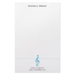Music Personalized Stationery
