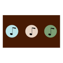 Music Store Business Card