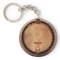 Music - String - Banjo Keychain