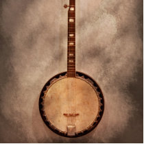 Music - String - Banjo Photo Cutout