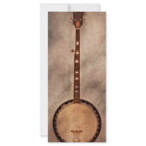 Music - String - Banjo Personalized Rack Card