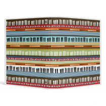 Music Stripes Binder