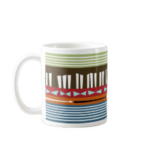 Music stripes Mug by HoodiesCollection Music stripes Mug