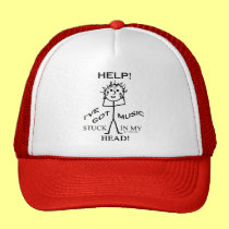 Music Stuck in My Head hats