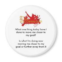Music Success Mindset Fridge Magnet by mymusicsuccess Music Success Mindset Fridge Magnet