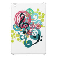 Music Swirl iPad Mini case