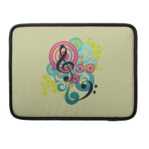 Music Swirl Macbook Pro sleeve macbook sleeves