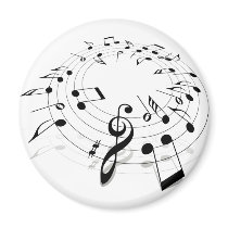 Music Swirl magnets