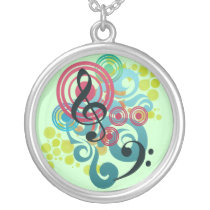 Music Swirl necklace necklaces