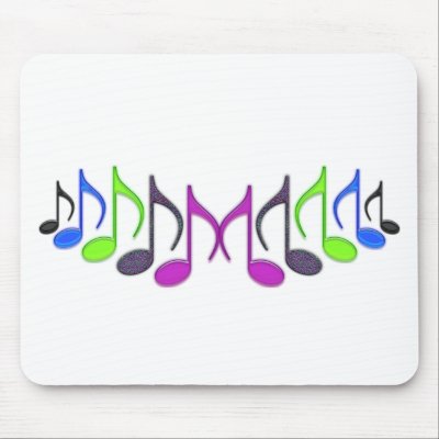 Music Symbol Mouse Pad by StlCityMusic