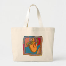 Music T-Shirts and Music Gifts Tote Bags