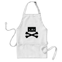 music tape bones aprons by Tomaniac music tape bones aprons