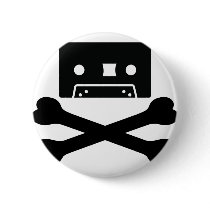 music tape bones buttons