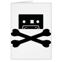 music tape bones cards by Tomaniac music tape bones cards