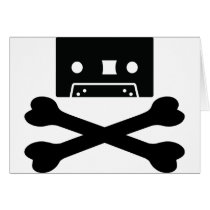 music tape bones cards by Tomaniac music tape bones cards
