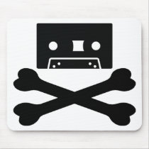 music tape bones mousepads