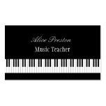 Music Teacher - Business Card business cards