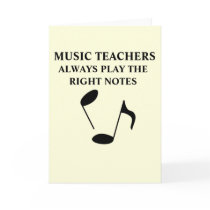 Music Teacher Greeting Card